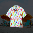 Maqiato | Men's Ice Cream Print Shirt