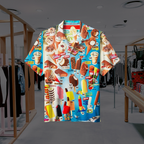 Maqiato | Men's Ice Cream Print Shirt