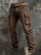 Maqiato | Men's Insulated Utility Pants in Brown