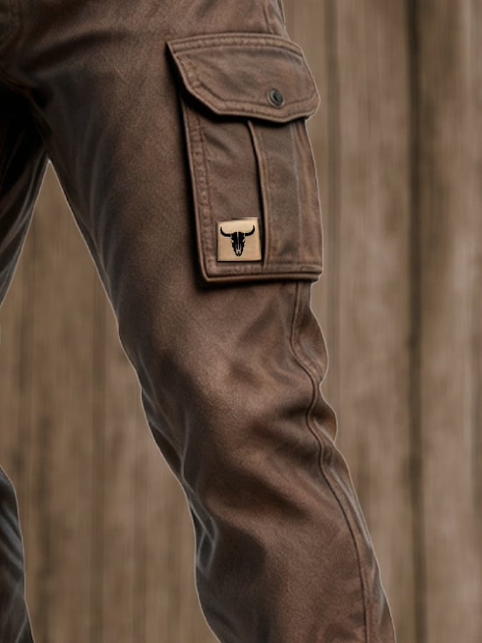 Maqiato | Men's Insulated Utility Pants in Brown