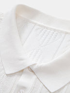 Maqiato | Men's Jacquard Polo & Slim Fit Pants Set