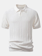 Maqiato | Men's Jacquard Polo & Slim Fit Pants Set