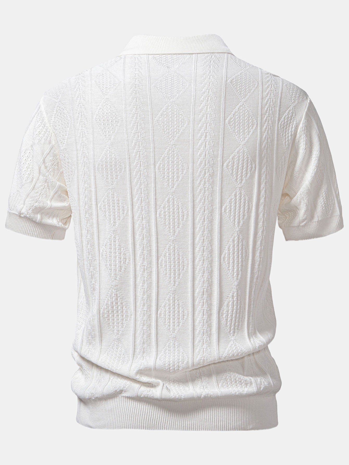 Maqiato | Men's Jacquard Polo & Slim Fit Pants Set