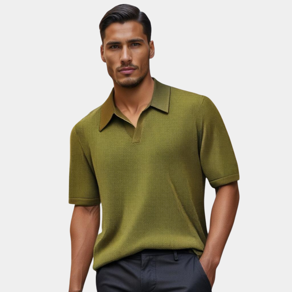 Maqiato | Men's Knit Polo Shirt
