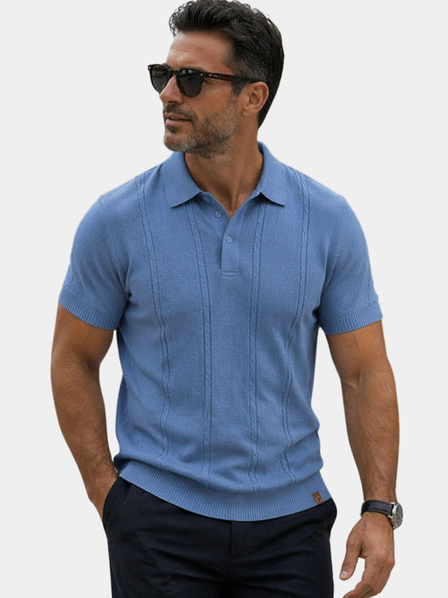 Maqiato | Men's Knit Polo Shirt