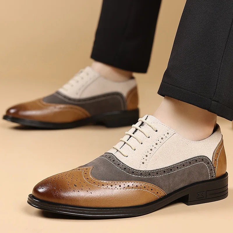 Maqiato | Men's Lace-Up Brogue Shoes
