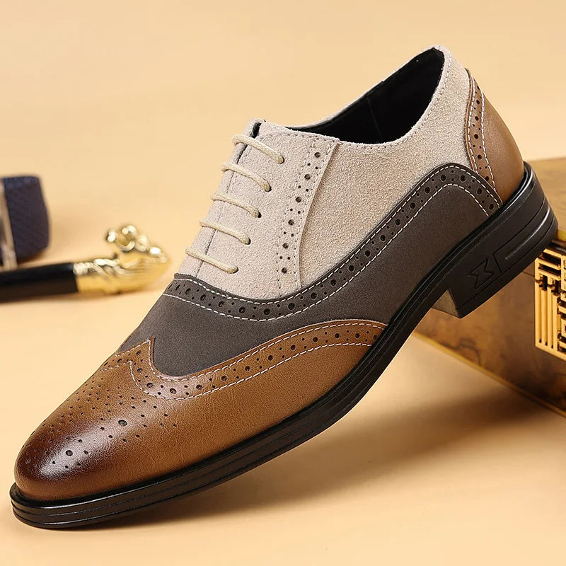 Maqiato | Men's Lace-Up Brogue Shoes