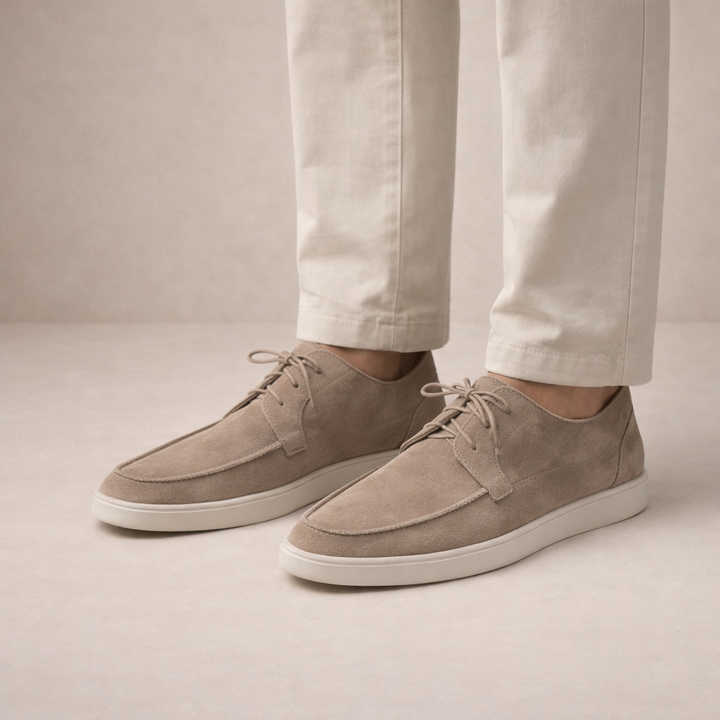 Maqiato | Men's Lace-Up Classic Loafers in Black