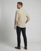 Maqiato | Men's Lace-Up Collar Shirt