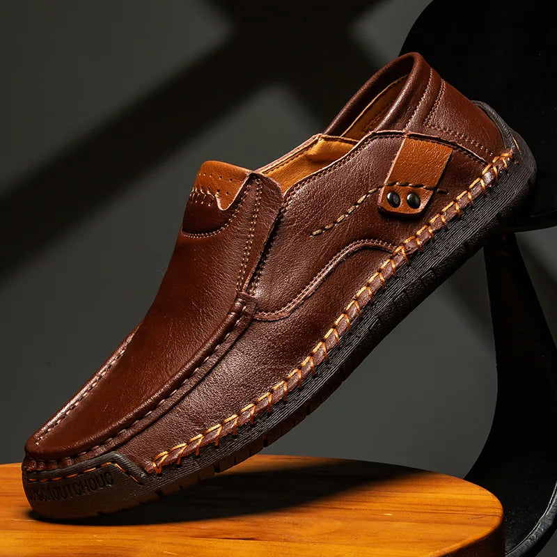 Maqiato | Men's Leather Loafers in Black