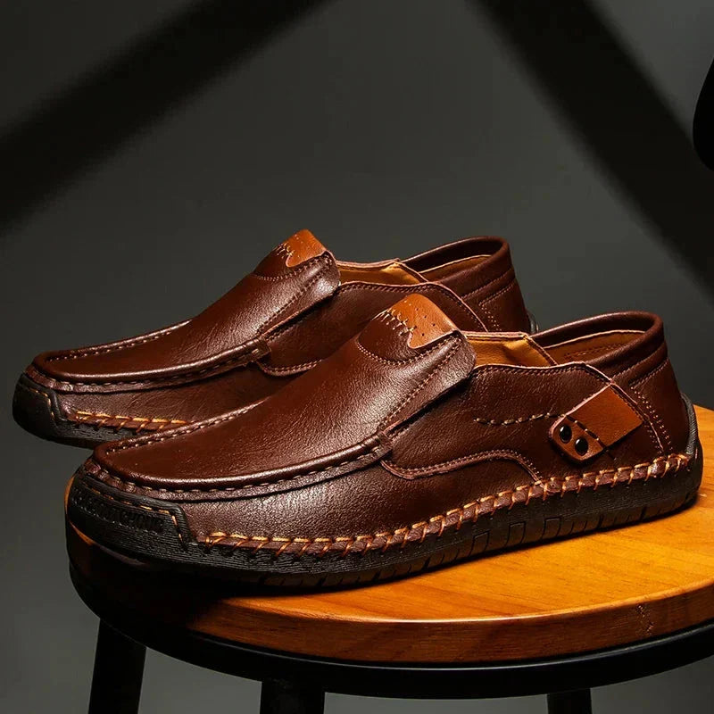 Maqiato | Men's Leather Loafers in Black