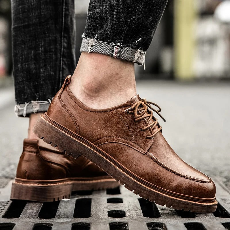 Maqiato | Men's Leather Low-Top Sneakers