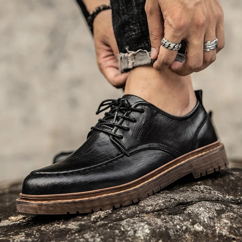 Maqiato | Men's Leather Low-Top Sneakers