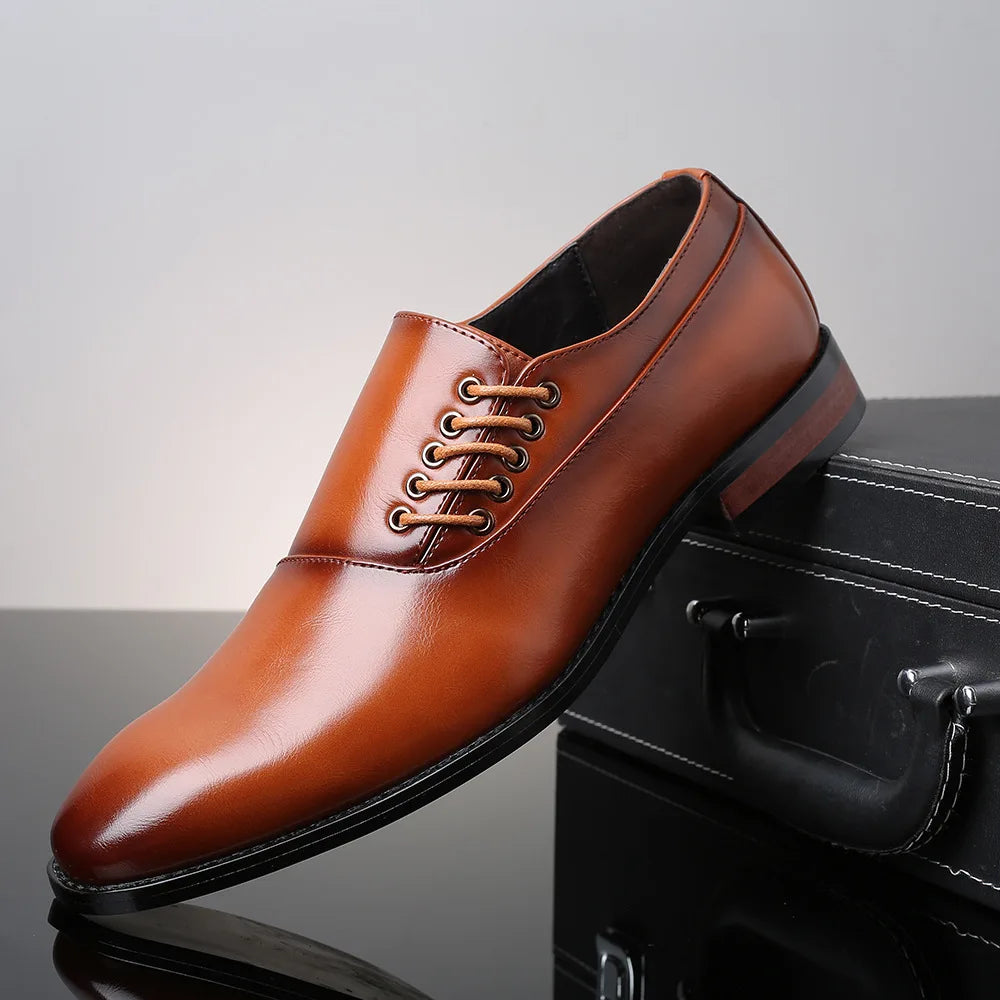 Maqiato | Men's Leather Oxford Dress Shoes