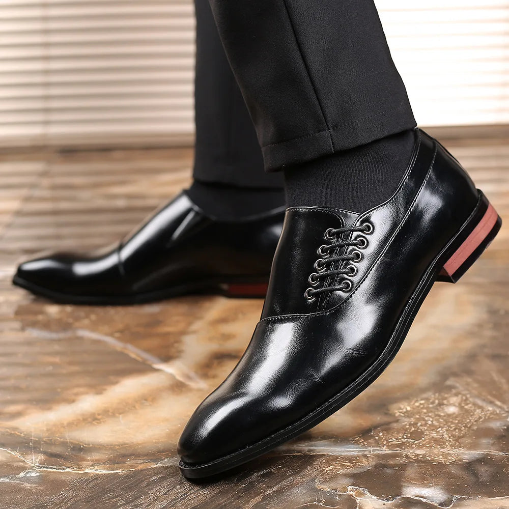 Maqiato | Men's Leather Oxford Dress Shoes