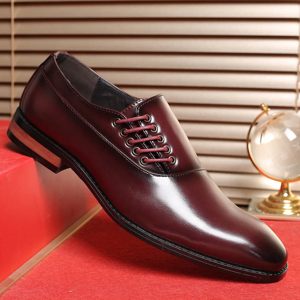 Maqiato | Men's Leather Oxford Dress Shoes