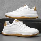 Maqiato | Men's Leather Sneakers in White