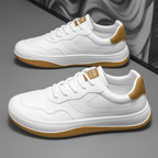 Maqiato | Men's Leather Sneakers in White