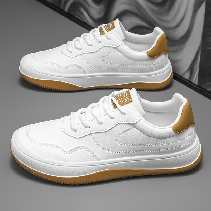 Maqiato | Men's Leather Sneakers in White