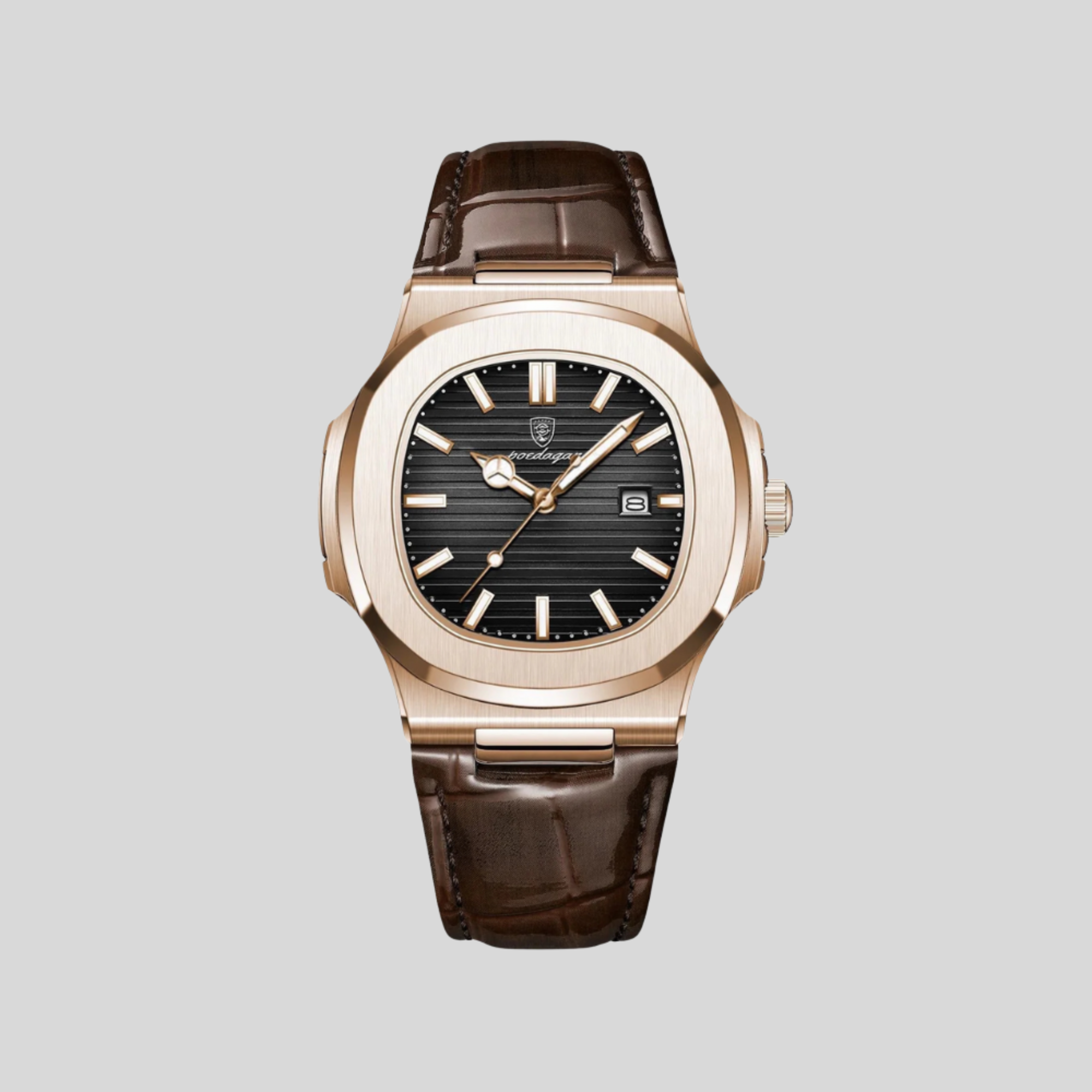 Maqiato | Men's Leather Strap Watch