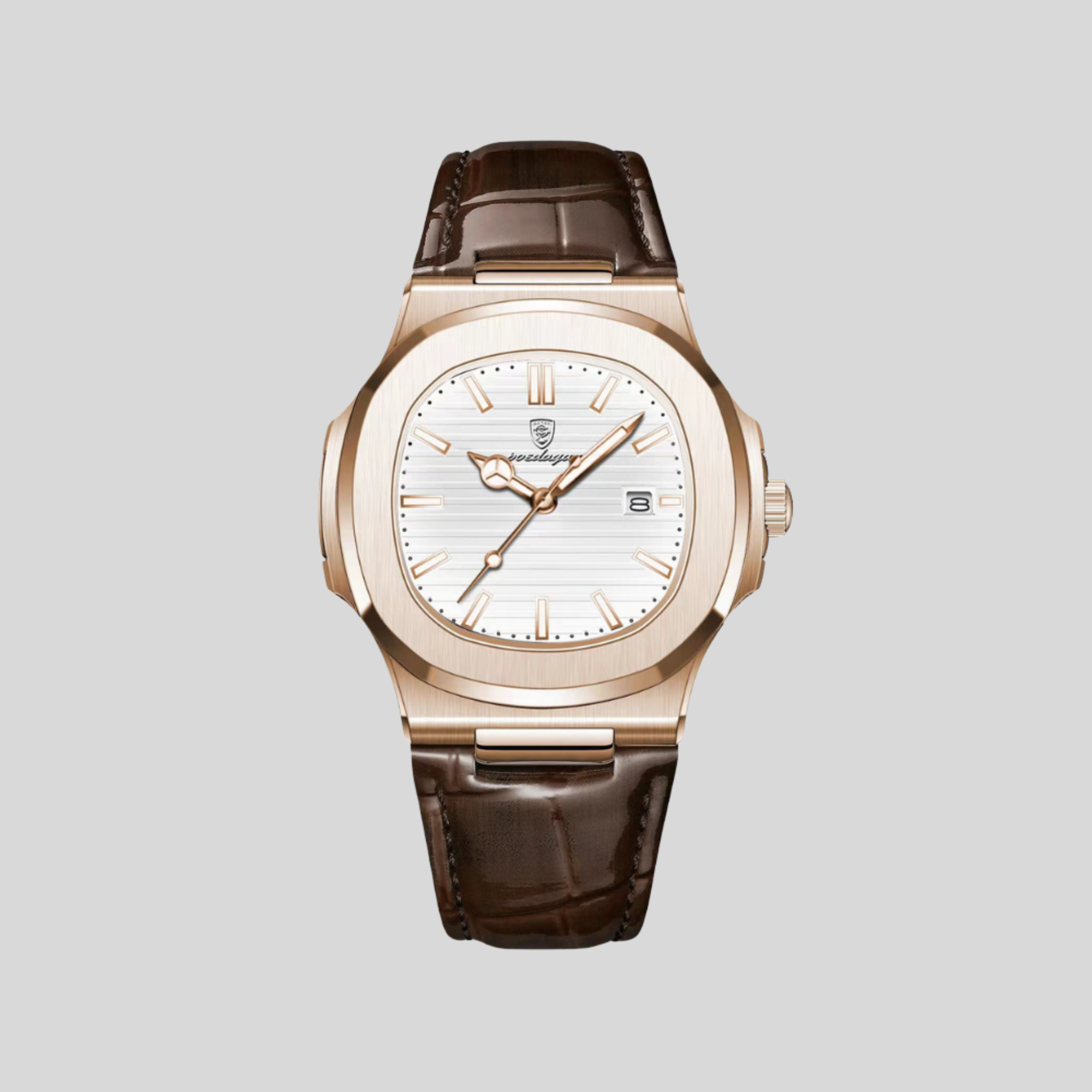 Maqiato | Men's Leather Strap Watch