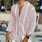 Maqiato | Men's Lightweight Button-Placket Shirt