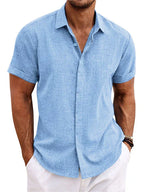 Maqiato | Men's Lightweight Linen Summer Shirt