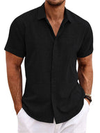 Maqiato | Men's Lightweight Linen Summer Shirt