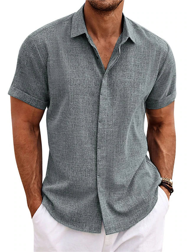 Maqiato | Men's Lightweight Linen Summer Shirt