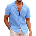 Maqiato | Men's Lightweight Short-Sleeve Linen Shirt