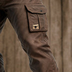 Maqiato | Men's Lined Cargo Pants in Dark Brown
