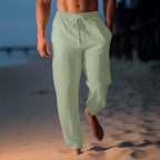 Maqiato | Men's Linen Blend Drawstring Pants