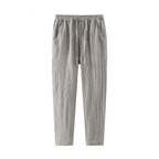 Maqiato | Men's Linen Blend Drawstring Trousers