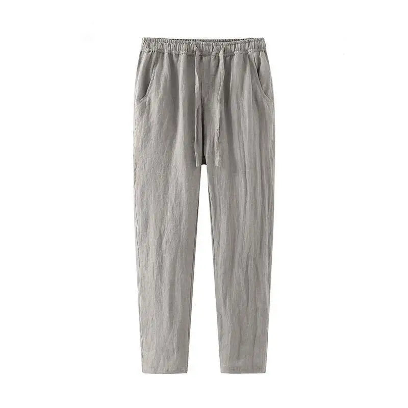 Maqiato | Men's Linen Blend Drawstring Trousers