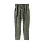 Maqiato | Men's Linen Blend Drawstring Trousers