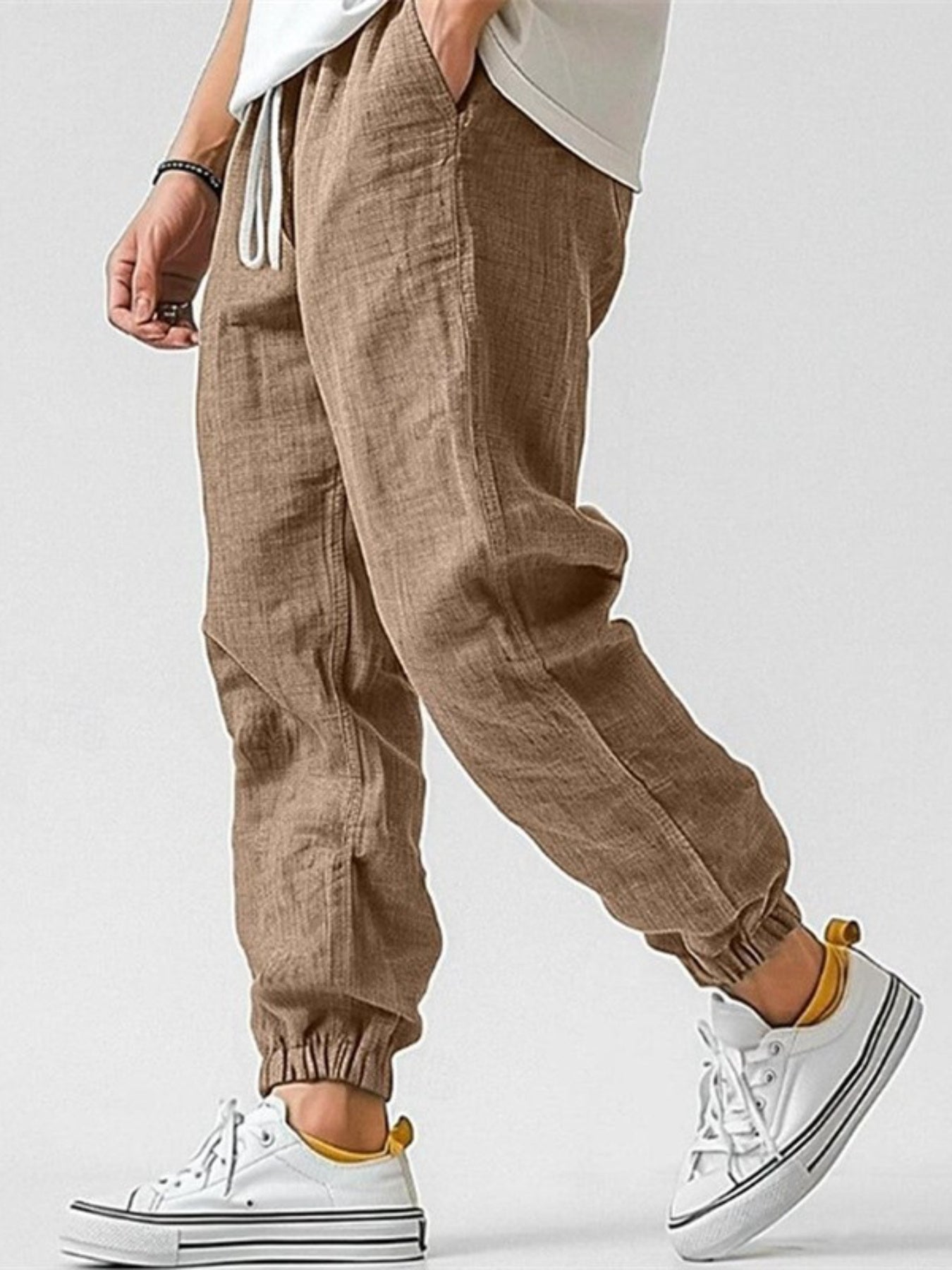 Maqiato | Men's Linen Blend Joggers