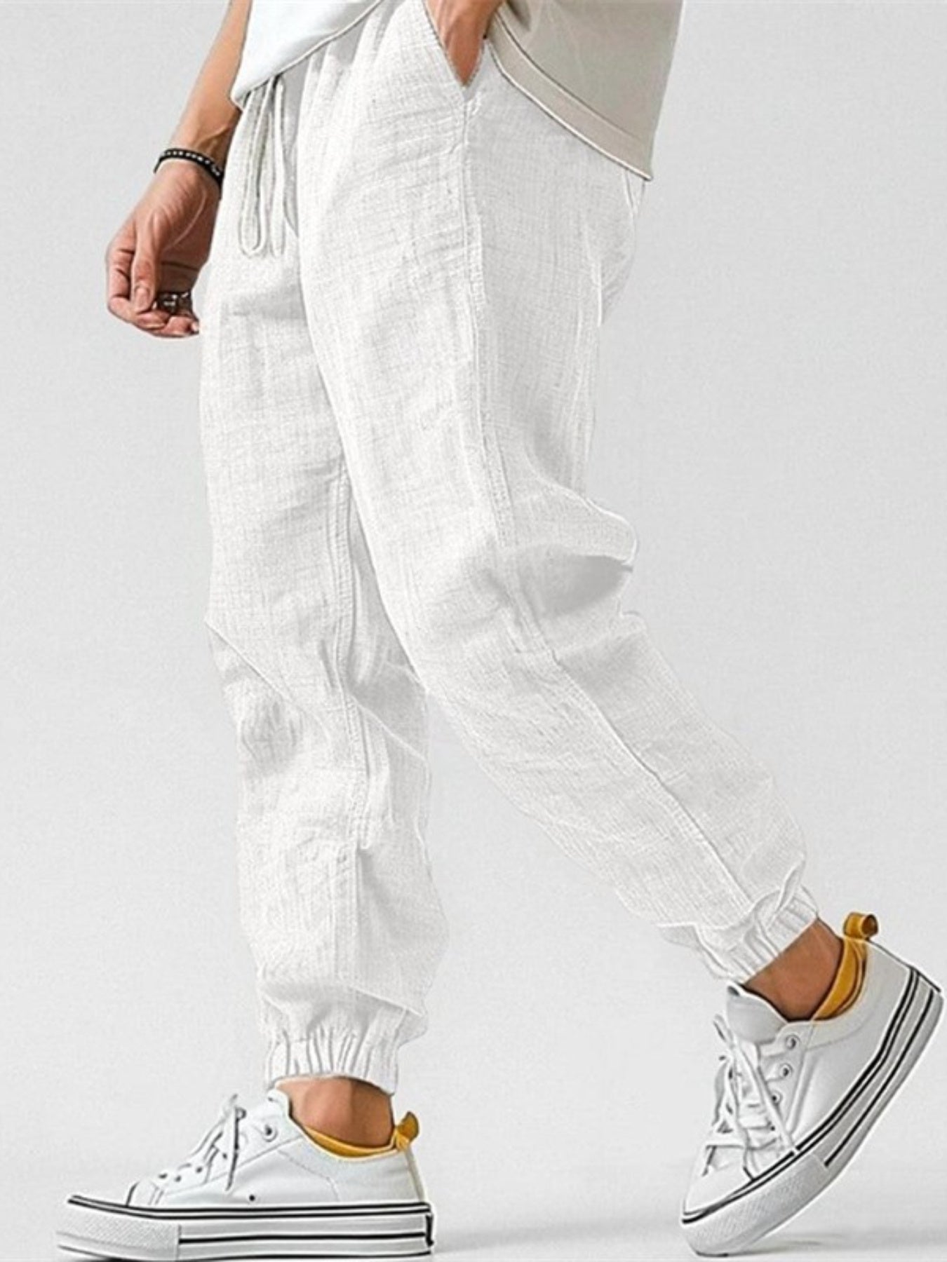 Maqiato | Men's Linen Blend Joggers