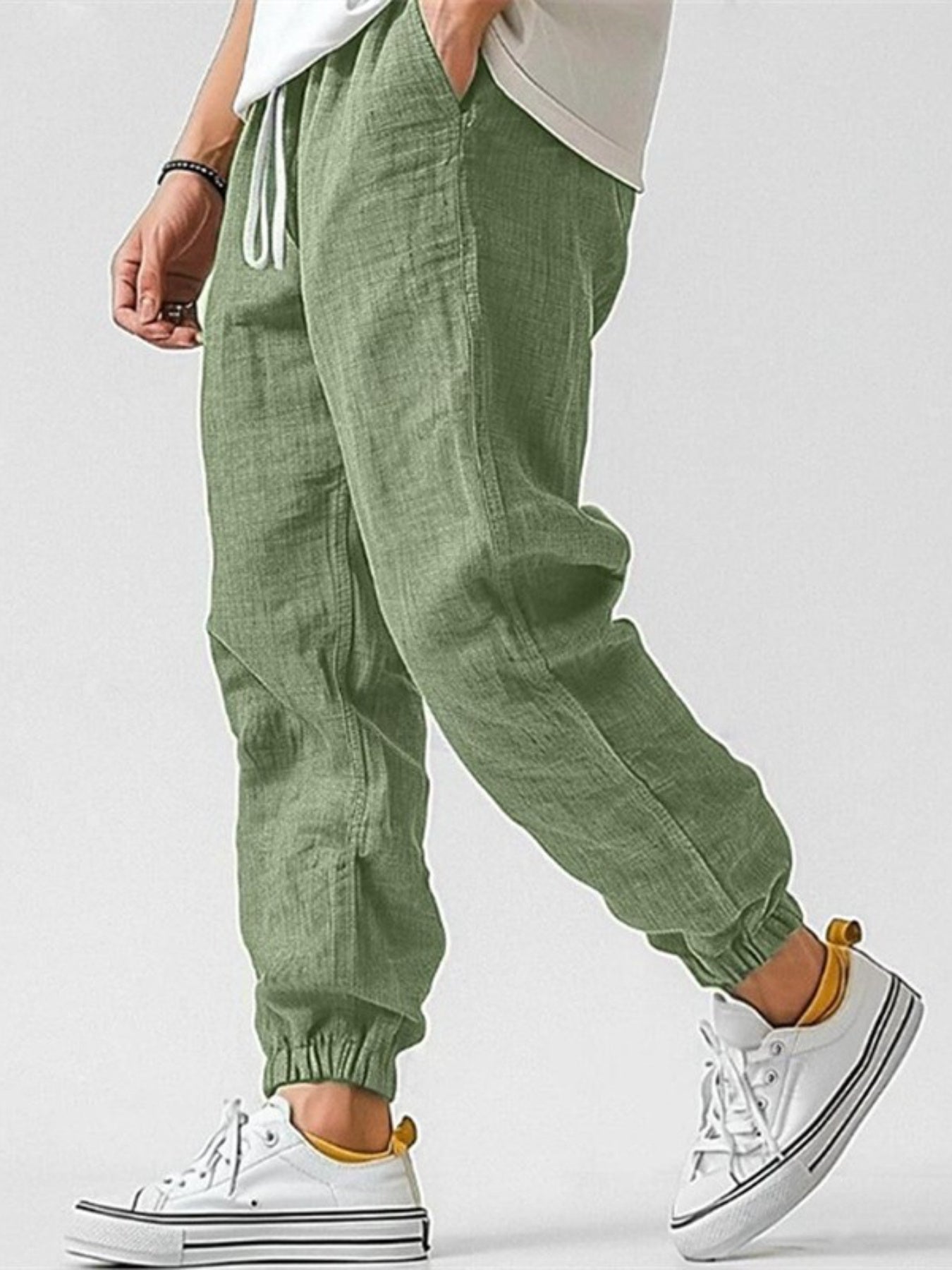 Maqiato | Men's Linen Blend Joggers