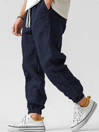Maqiato | Men's Linen Blend Joggers