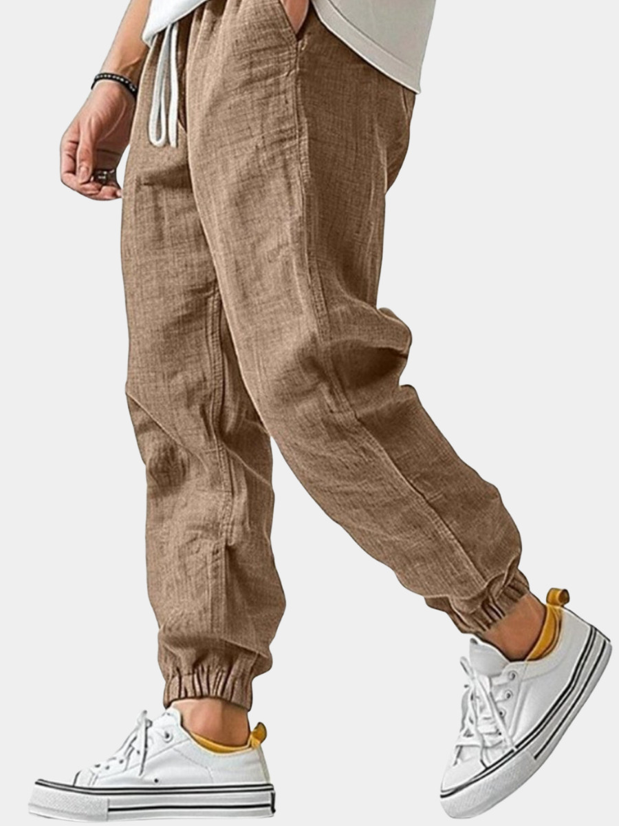Maqiato | Men's Linen Blend Joggers