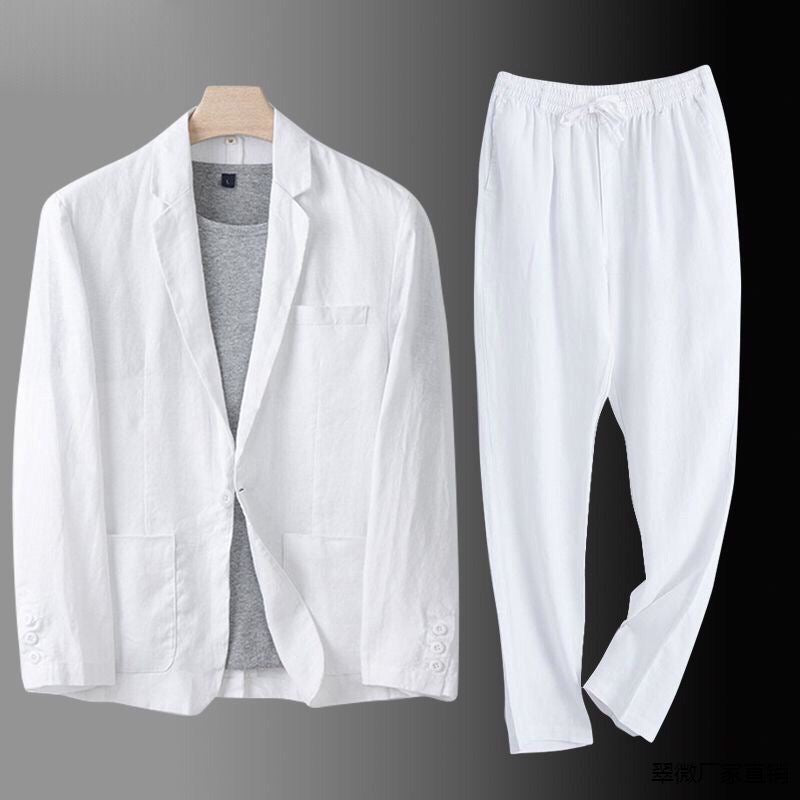 Maqiato | Men's Linen Blend Suit Set