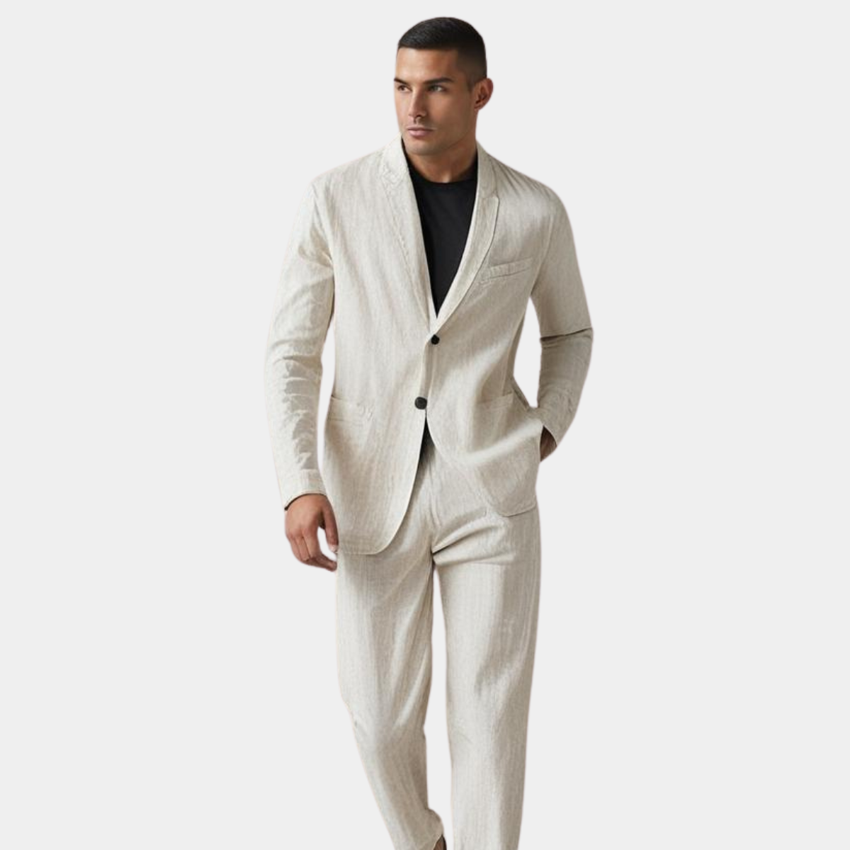 Maqiato | Men's Linen Blend Suit Set