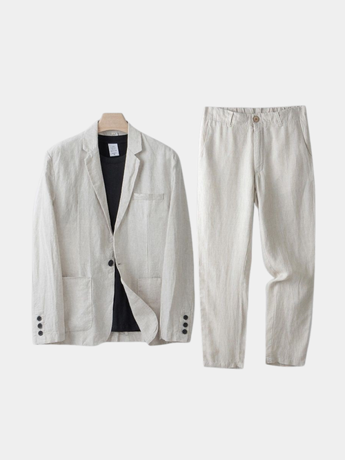 Maqiato | Men's Linen Blend Suit Set