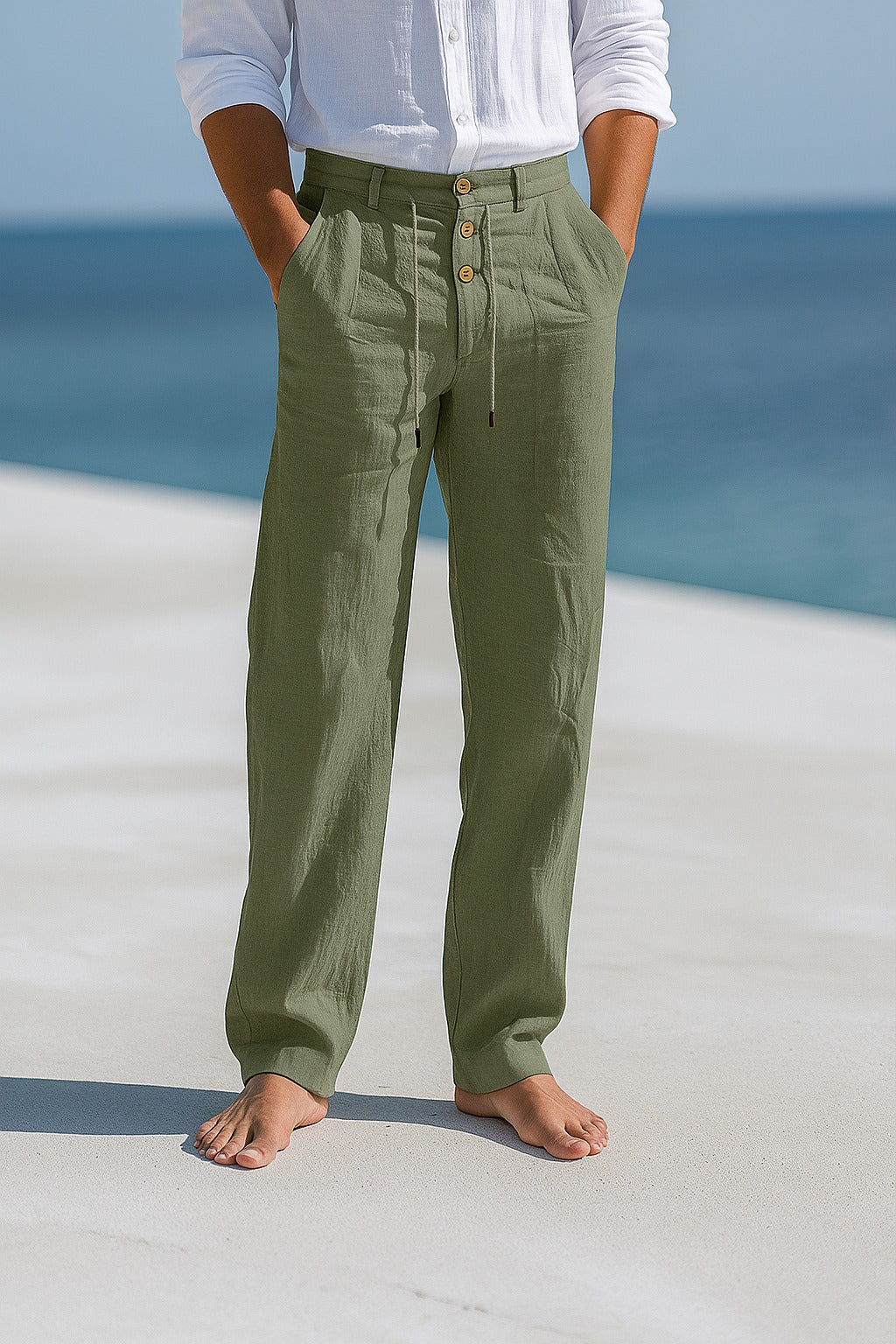 Maqiato | Men's Linen Blend Summer Pants