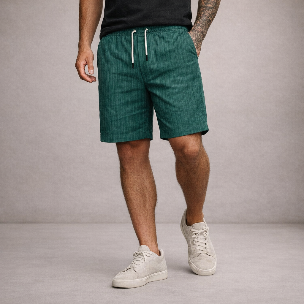 Maqiato | Men's Linen Blend Summer Shorts