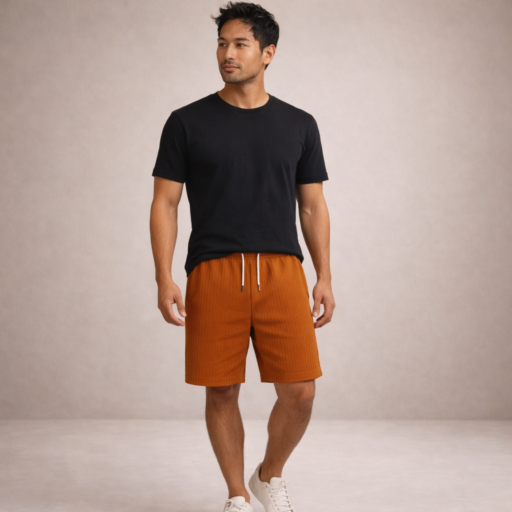 Maqiato | Men's Linen Blend Summer Shorts