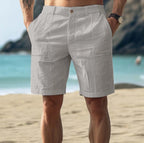 Maqiato | Men's Linen Blend Summer Shorts