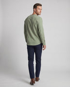 Maqiato | Men's Linen-Blend Tunic Shirt – V-Neck
