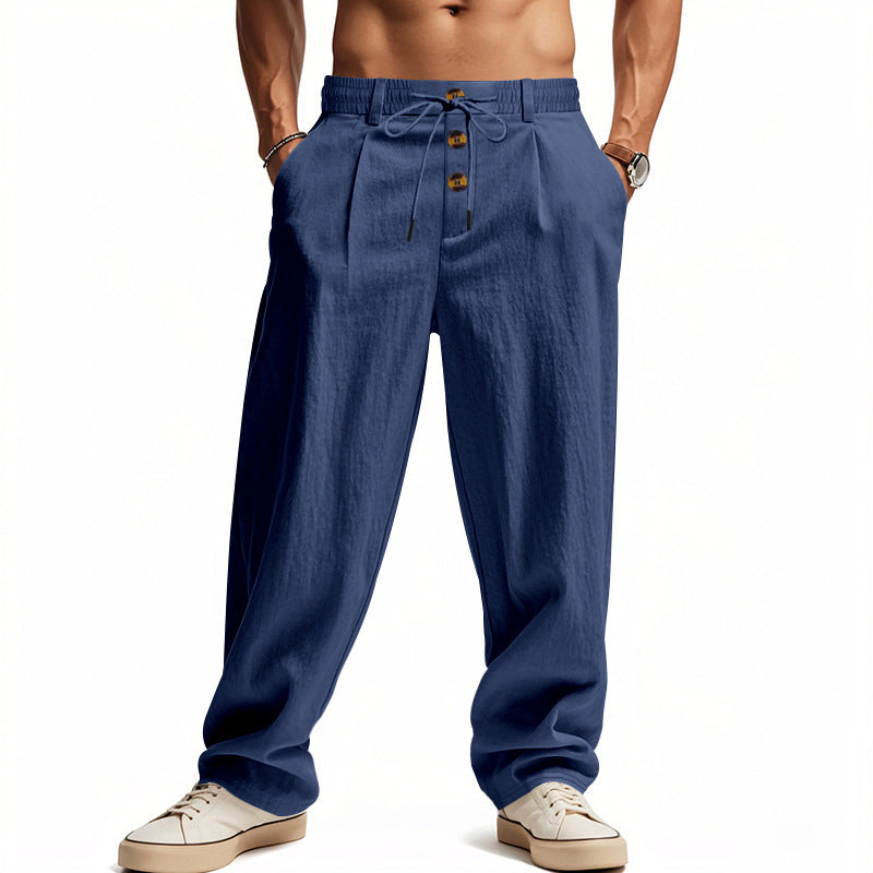 Maqiato | Men's Linen Drawstring Pants