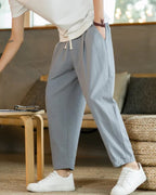 Maqiato | Men's Linen Pants - Wide Leg